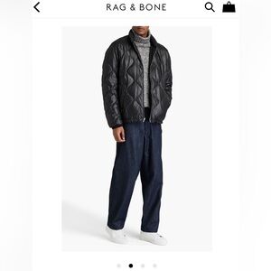 rag & bone Eclipse bomber Ripstop Reversible Jacket Padded Oversized Fit